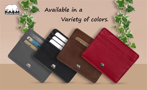 Buy BROWN BEAR Premium RFID Card Holder Wallet for Man | Diwali Gift ...