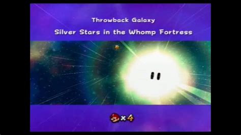Super Mario Galaxy 2 - Throwback Galaxy - Silver Stars in the Whomp ...