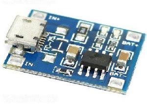 SunRobotics TP4056 Lithium Battery Charger Micro USB Module 1A Power ...