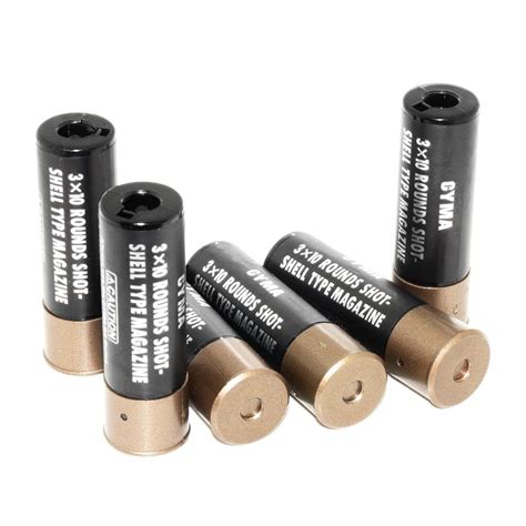 Airsoft Parts Cyma 6pcs 30rd Each Plastic Shotgun Spare Shell ...