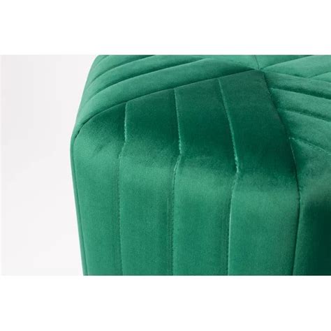 Buy Wooden Twist Lucid Hexagonal Shape Solid Wood Pouf Ottoman Stool ...