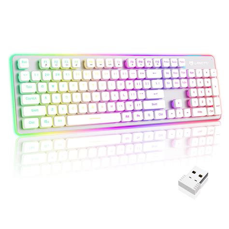 Wireless Computer Keyboard with Lighted Keys 的图像结果