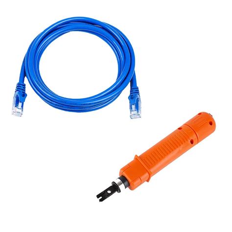 CRAFTS HAVELI Networking Tool Kit Combo 1Mtr LAN Patch Cable & Punch ...