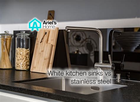 White kitchen sinks vs stainless steel (2026) - Ariel's Home