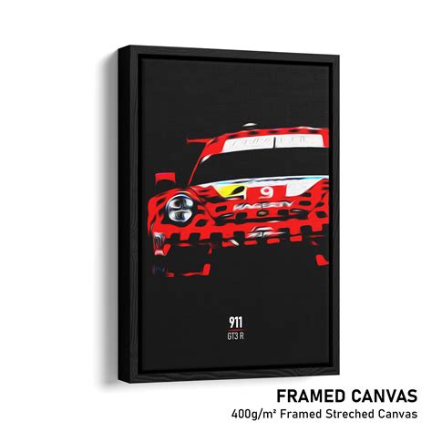Porsche 911 GT3 R - Race Car Print – Illustrated Tracks
