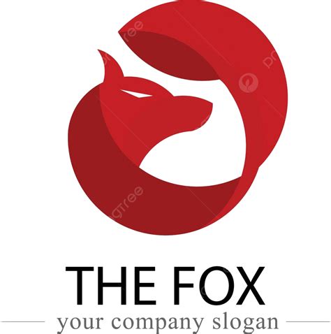 Golden Ratio Fox Logo For Companyorganization Vector Illustration ...