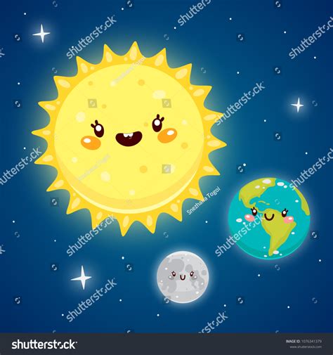 Earth Sun And Moon