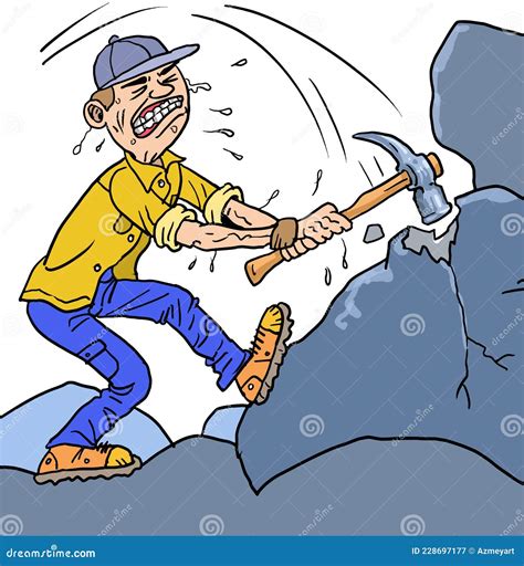 Large Rock Stone On A White Background 3d Rendering Royalty-Free Stock ...