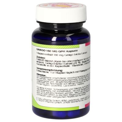Ginkgo 160 mg GPH Capsules [3281040]-Gall-Pharma GmbH-Online-Shop