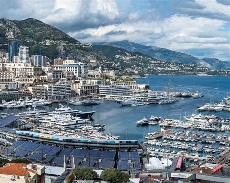 Download wallpaper Home, Mountains, Yacht, Panorama, Europe, Monaco ...