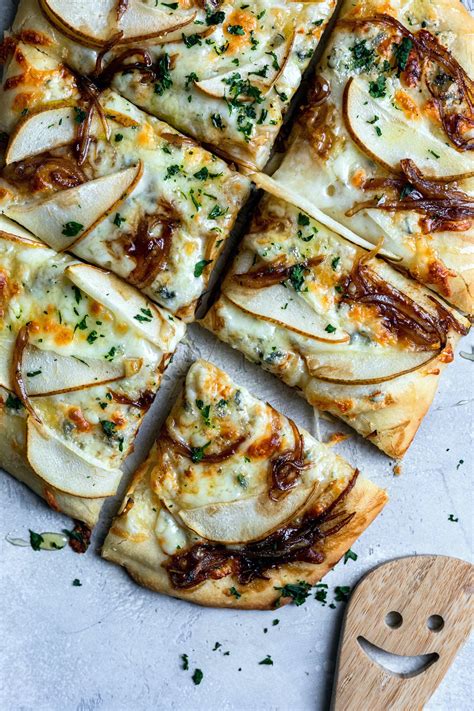 Pear & Caramelized Onion Pizza – Pat Cooks