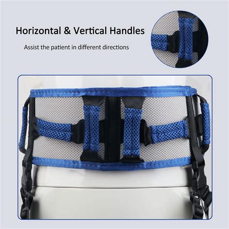 Buy Transfer Belt with Detachable Leg Loops, Transfer and Walking Gait ...