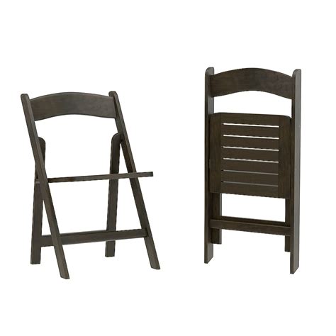 Merrick Lane Nathan Set of 2 Solid Wood Dining Chairs with Foldable ...