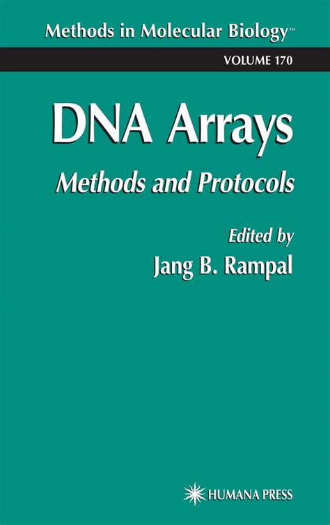 Buy DNA Arrays: Methods and Protocols: 170 (Methods in Molecular ...