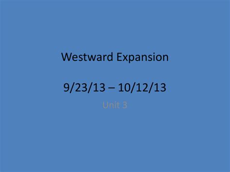 westward expansion quotes