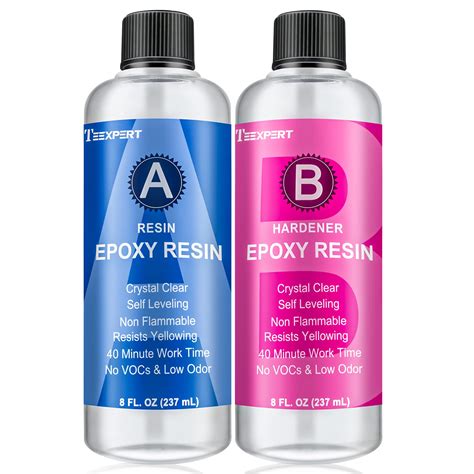 Buy Teexpert 16OZ Epoxy Resin - Crystal Clear Resin Kit for Jewelry DIY ...