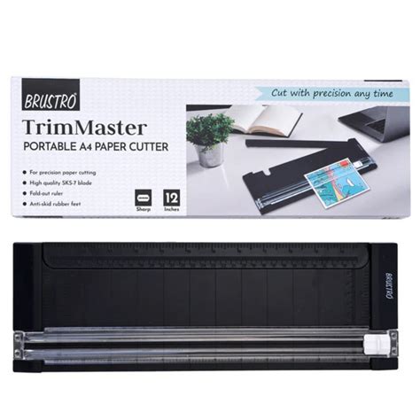 Brustro Trim Master Portable A4 Paper Cutter -12 Inches – SCOOBOO
