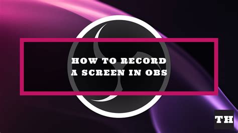 How to Record Video Using OBS 的图像结果