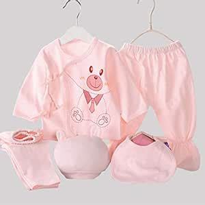 Buy KEDO VERA - Pink 5 Pcs New Born Baby Clothing Set Online at Low ...