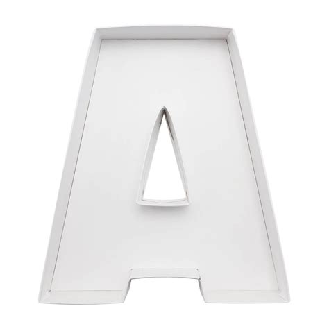 8 Small Fillable Cardboard Letter Shaped Paper Mache Cutouts Candy ...