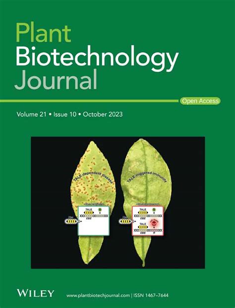 Plant Biotechnology Journal 的图像结果