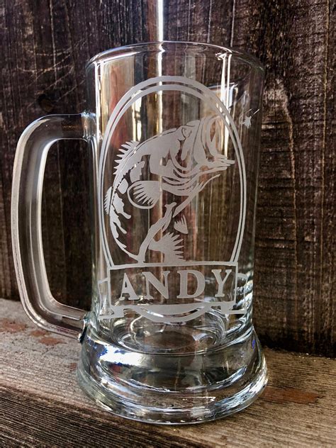 Etched Beer Mug, Personalized Beer Mug, Personalized Glasses, Groomsmen ...