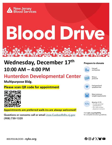 Dec 17 | Clinton Community Blood Drive | Clinton, NJ Patch