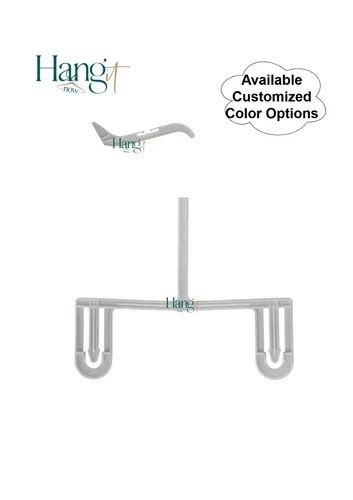 Plastic Hanger - HangitNow Plastic Top Cloth Hanger for Stylish and ...