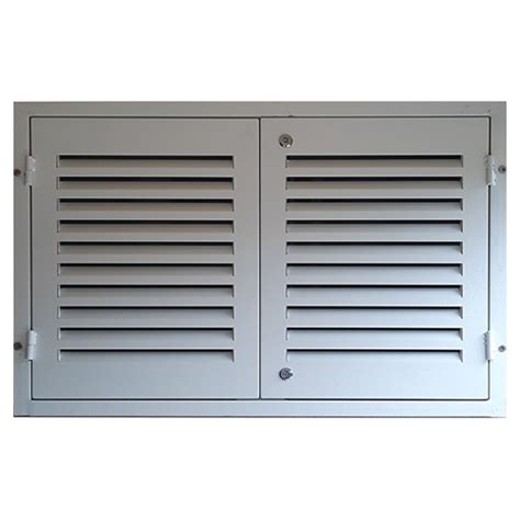Affordable Louver Doors, Color Coated, Grey, Matt Finish, Ideal for Offices