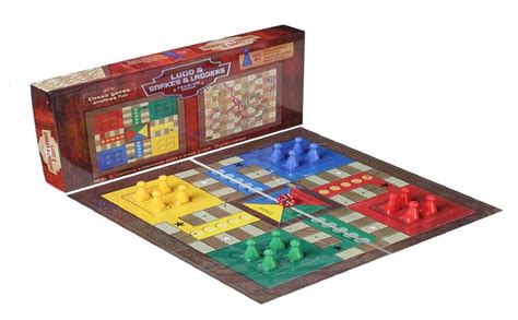 Buy Bluebell Toysbox Ludo and Snakes & Ladders Premium Small Classic ...