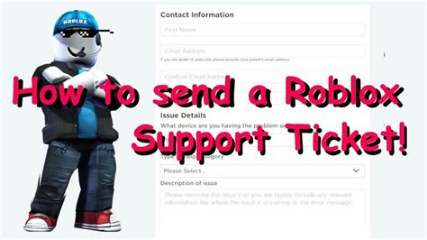 Image result for Roblox Support Ticket