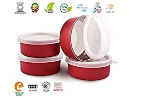 Buy Lunch Box Microwave Safe Stainless Steel Small Lunch Containers ...