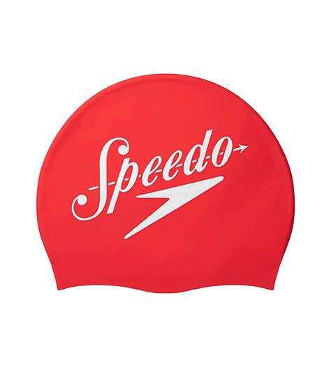 Buy Speedo Slogan Printed Swim Caps Red-White Online | Speedo India