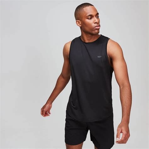 Buy Men's Dry-Tech Sweat-Wicking Tank Top | Black | MYPROTEIN™