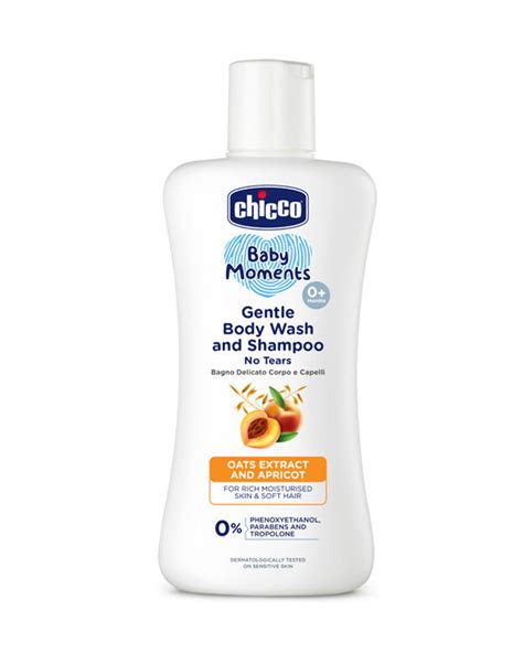 Chicco Baby Moments Gentle Body Wash & Shampoo-Top To Toe Wash-With ...