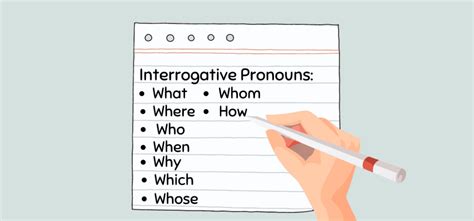 Image result for Interrogative Pronouns Examples