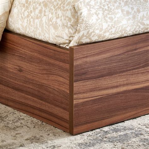 Buy Shoji Zen King Bed with Hydraulic Storage - Brown from Home Centre ...