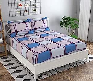 Buy Magnetic Shadow Polycotton 160 TC Fitted Bedsheet (King_Pink ...