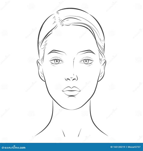 Male Face Drawing Outline - 118597892 facial outline drawing