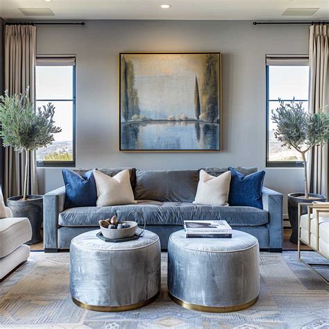 Mediterranean Gray Paint Interior Design Flair