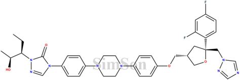 Posaconazole Diastereoisomer 7 (R,S,R,S) | CAS No- 213381-04-5 | Simson ...