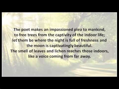 Summary: The Trees Video Lecture - Class 10