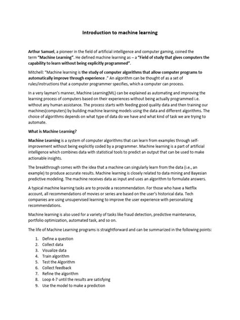 Image result for Intro for Machine Learning