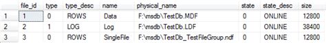 Moving Database Log File SQL 的图像结果