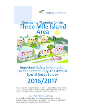 Fillable Online Three Mile Island Area - Lancaster County Emergency ...