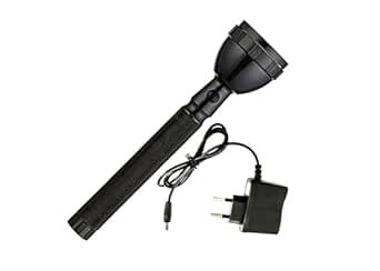 JY Super 9050 Rechargeable Torchlight - (Black) : Amazon.in: Home ...