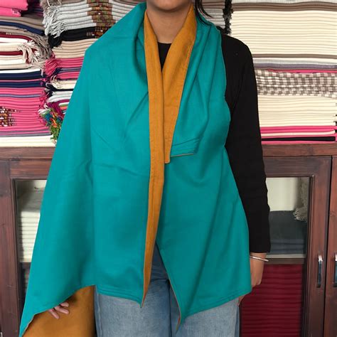 Women Reversible Capes Plain – Bhuttico Shawls