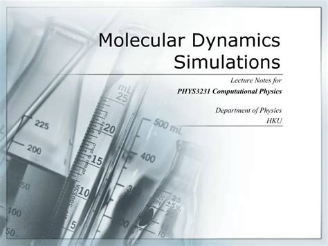 Image result for Molecular Dynamics Simulations Tree