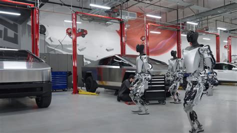 Tesla Robots Assembly 的图像结果