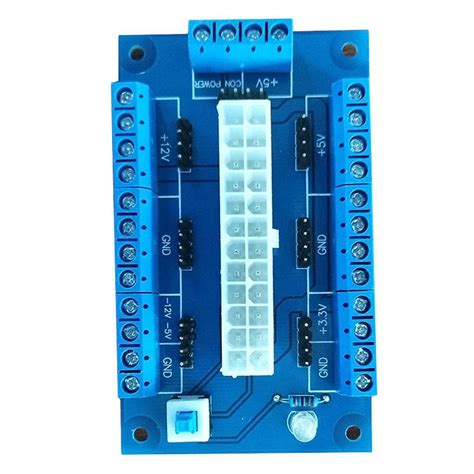 ⚡️Buy Max 24 Pins ATX Benchtop PC Power Board Computer Supply Breakout ...